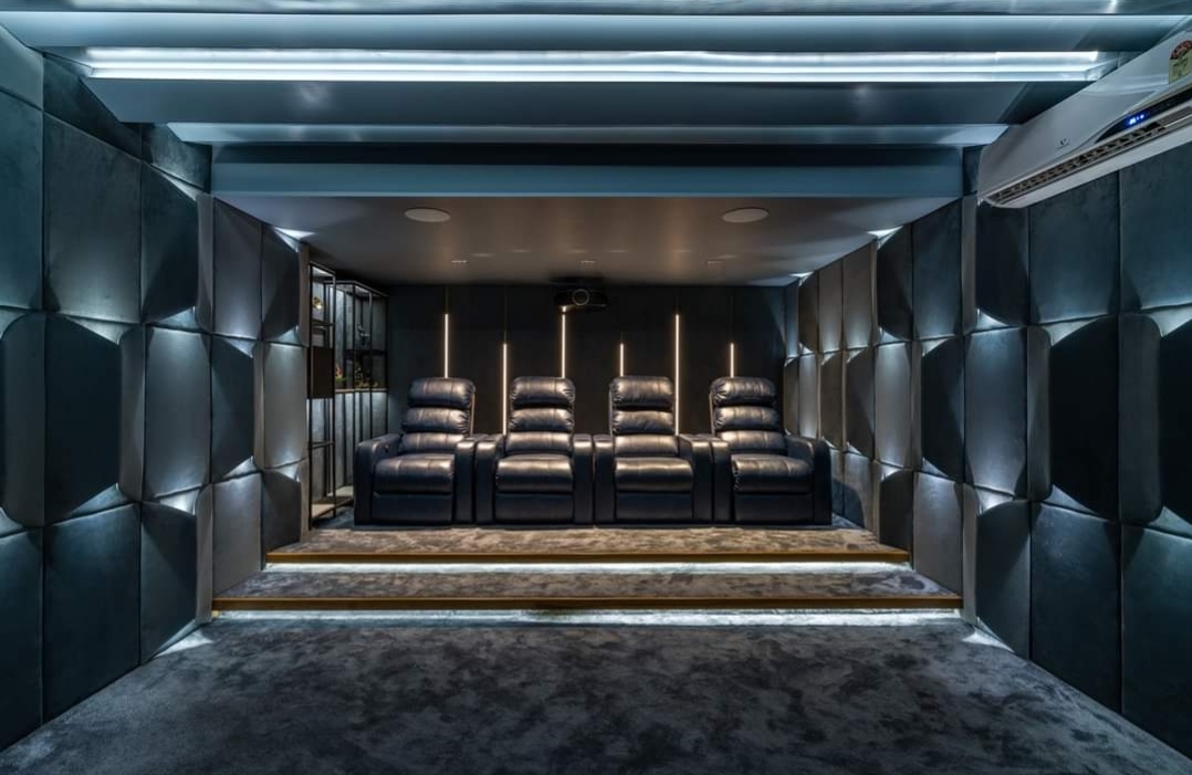 Ahmedabad Home Theatre Recliner Installation #1 &mdash; Sky Recliners