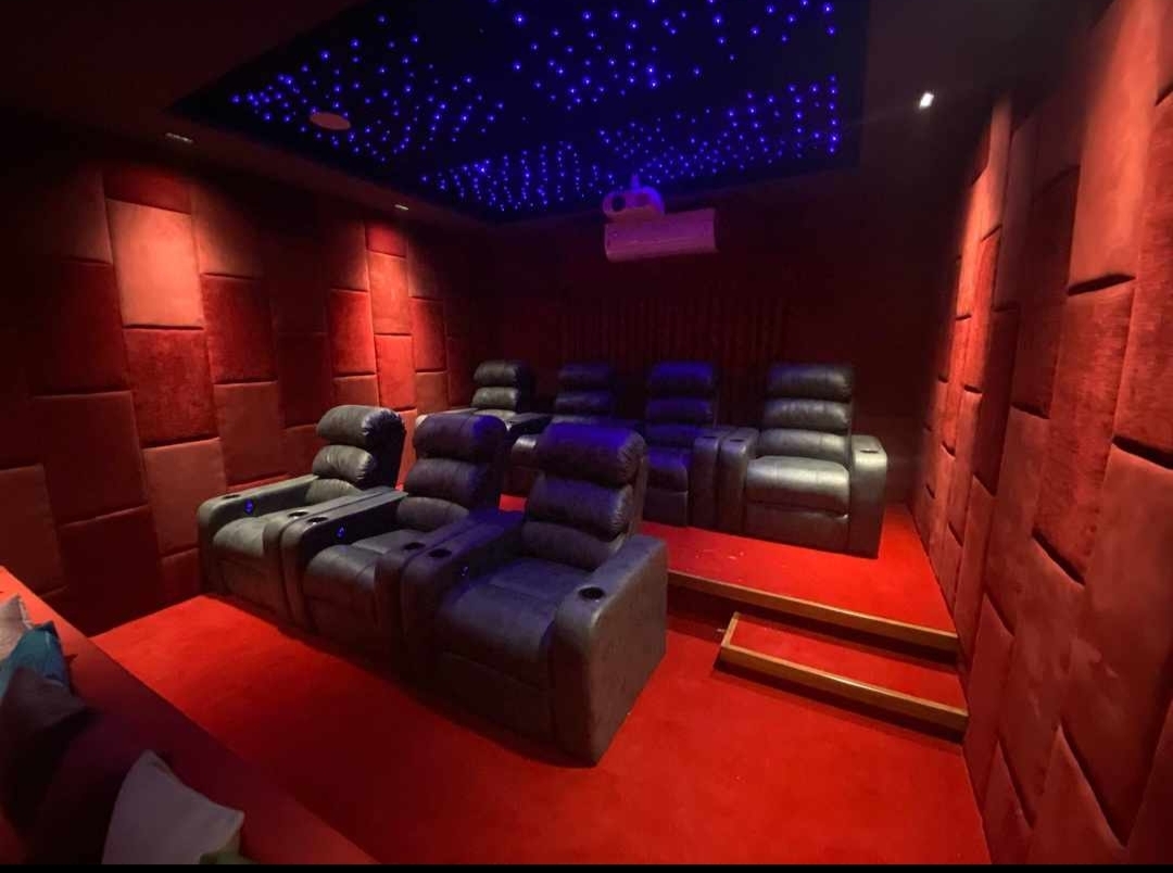 Aligarh Home Theatre Recliner Installation #1 &mdash; Sky Recliners