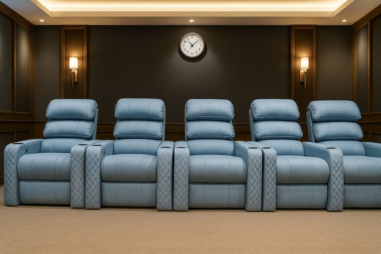 Aligarh Home Theatre Recliner Installation #6 &mdash; Sky Recliners