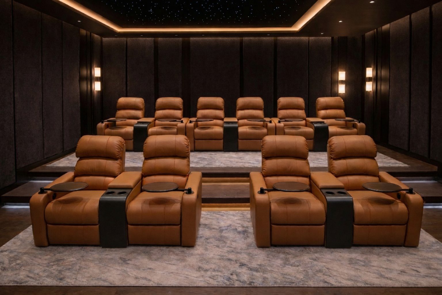 Amritsar Home Theatre Recliner Installation #1 &mdash; Sky Recliners
