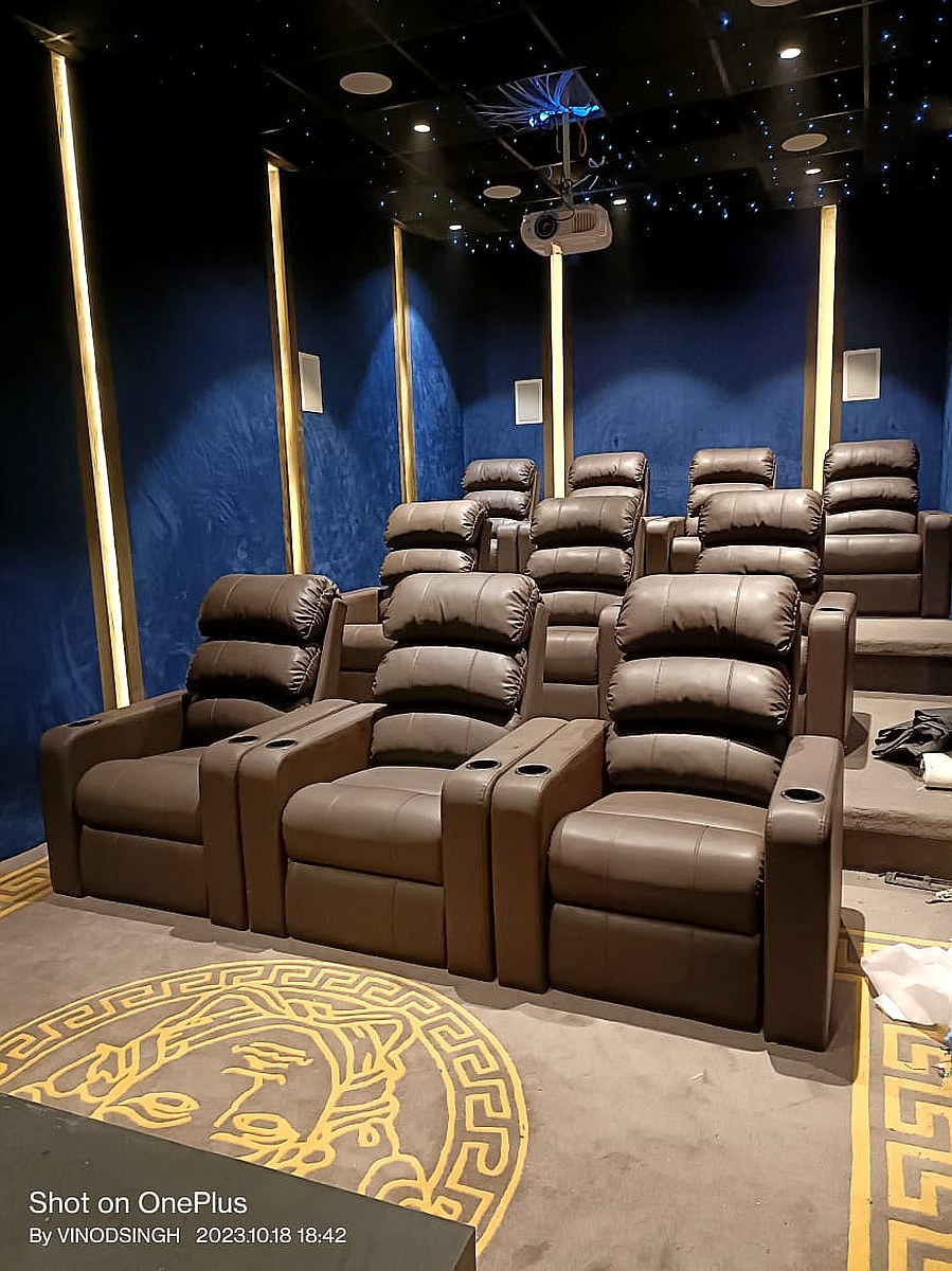 Bangalore Home Theatre Recliner Installation #3 &mdash; Sky Recliners