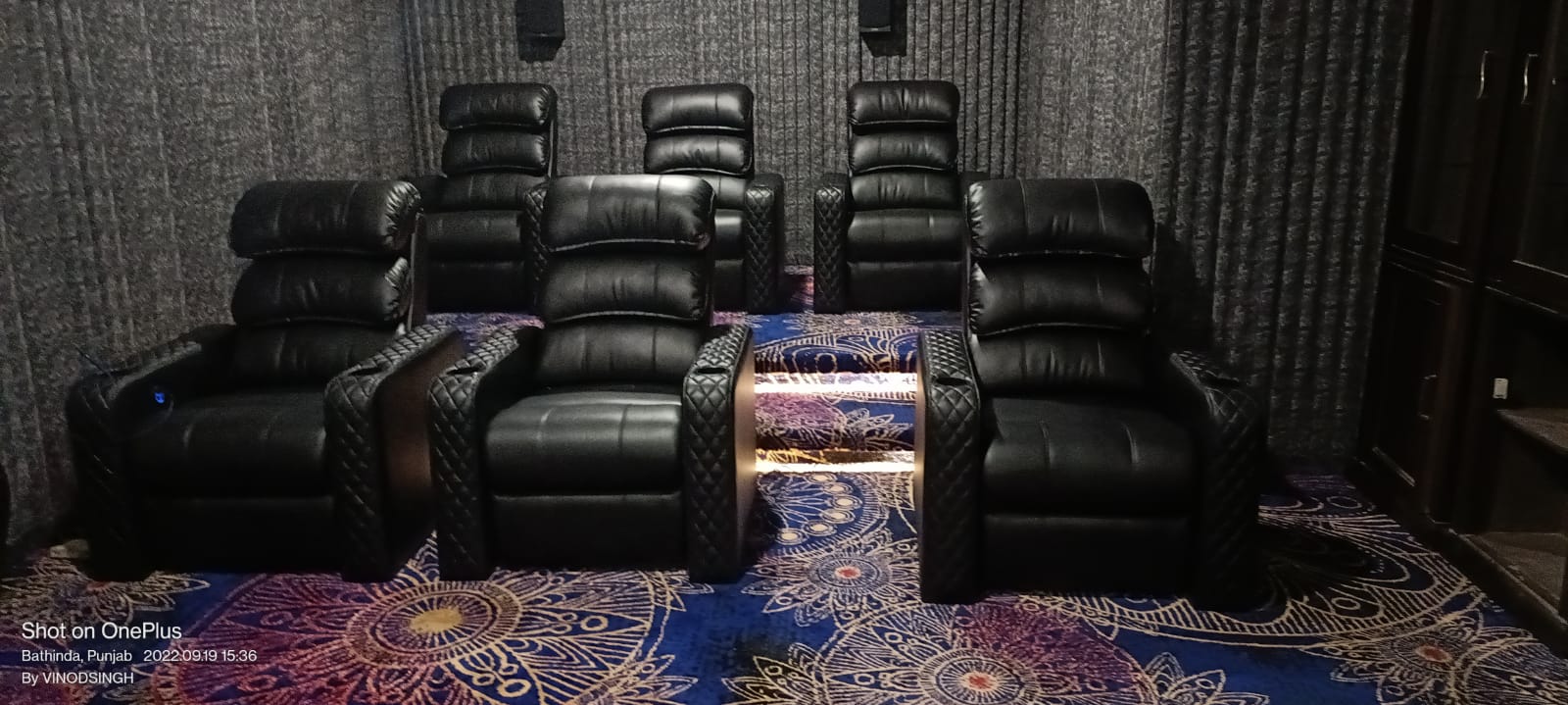 Bathinda Home Theatre Recliner Installation #5 &mdash; Sky Recliners