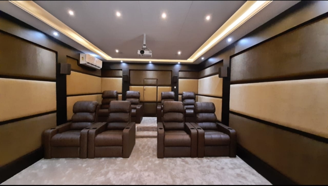 Chennai Home Theatre Recliner Installation #1 &mdash; Sky Recliners