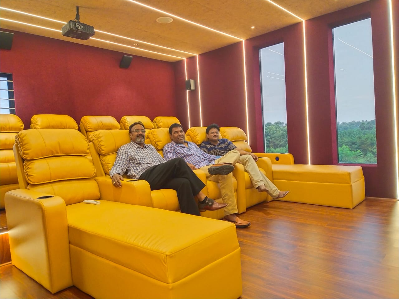 Chennai Home Theatre Recliner Installation #5 &mdash; Sky Recliners