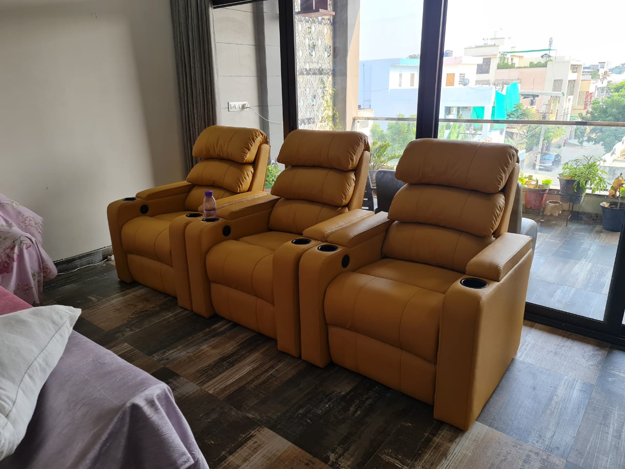 Gurgaon Home Theatre Recliner Installation #7 &mdash; Sky Recliners
