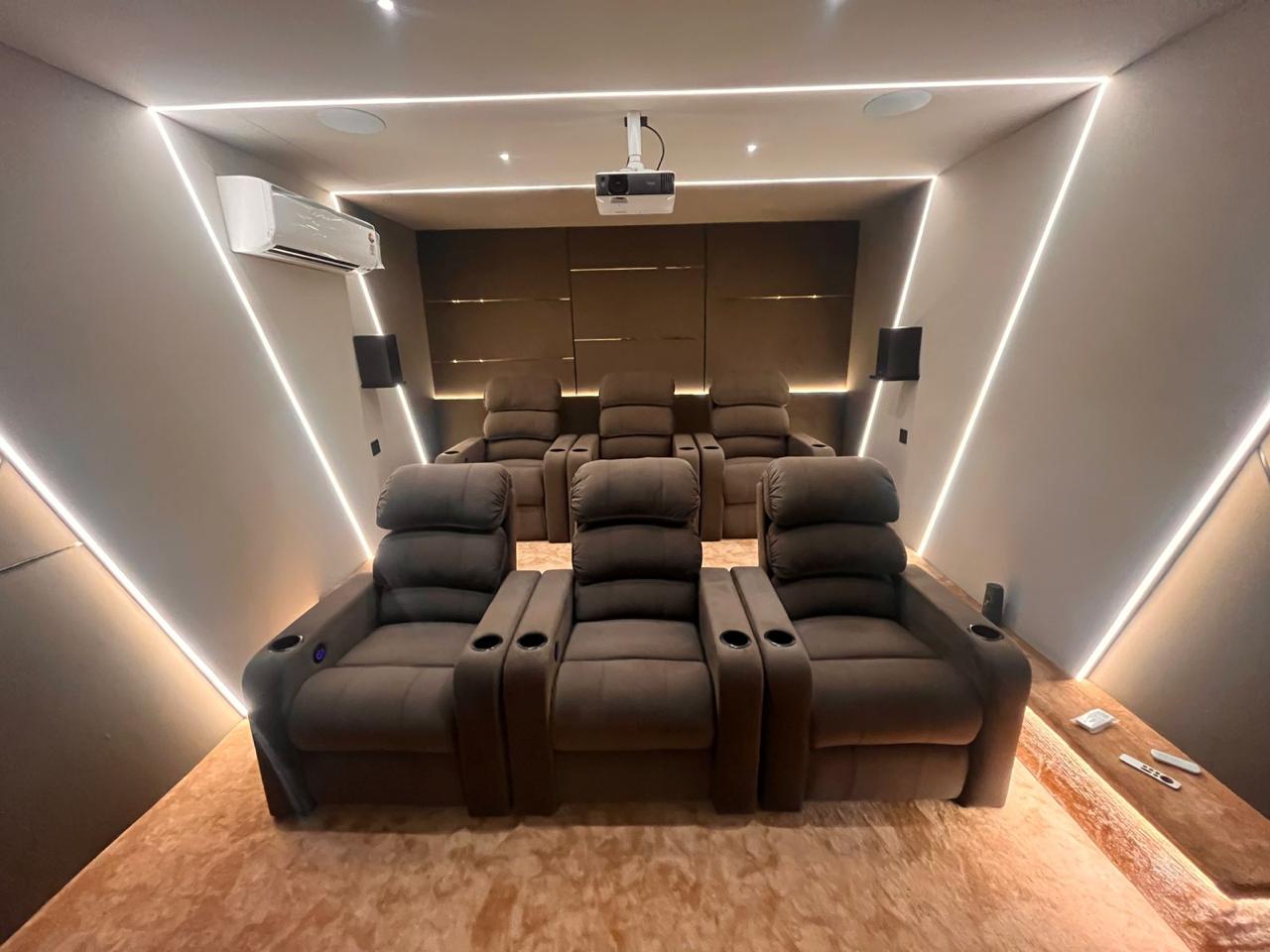 Gurgaon Home Theatre Recliner Installation #9 &mdash; Sky Recliners