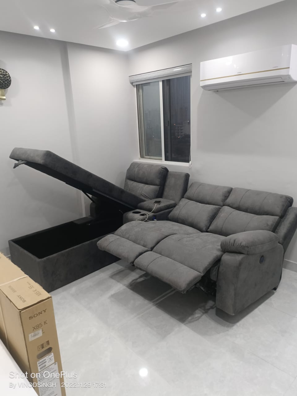 Hisar Home Theatre Recliner Installation #5 &mdash; Sky Recliners
