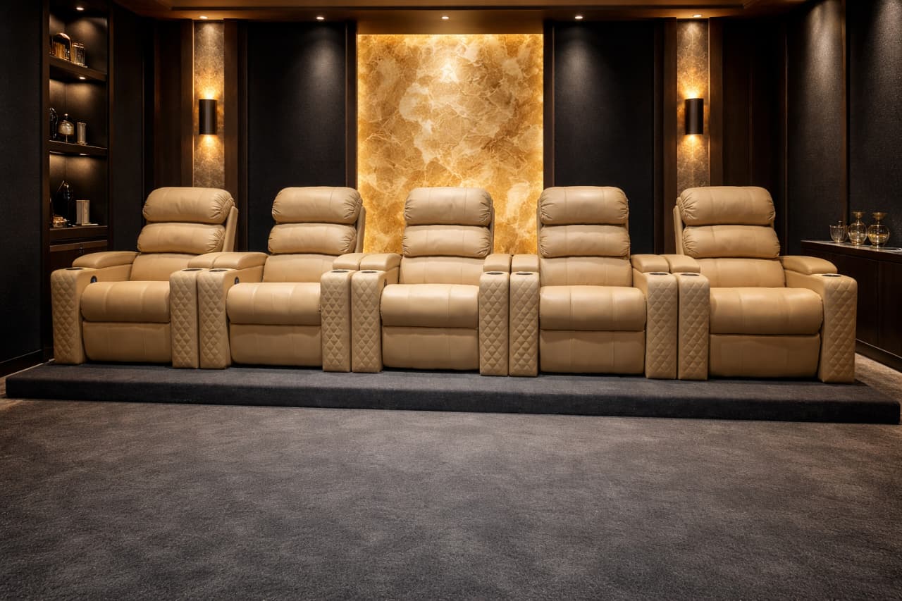Hisar Home Theatre Recliner Installation #6 &mdash; Sky Recliners