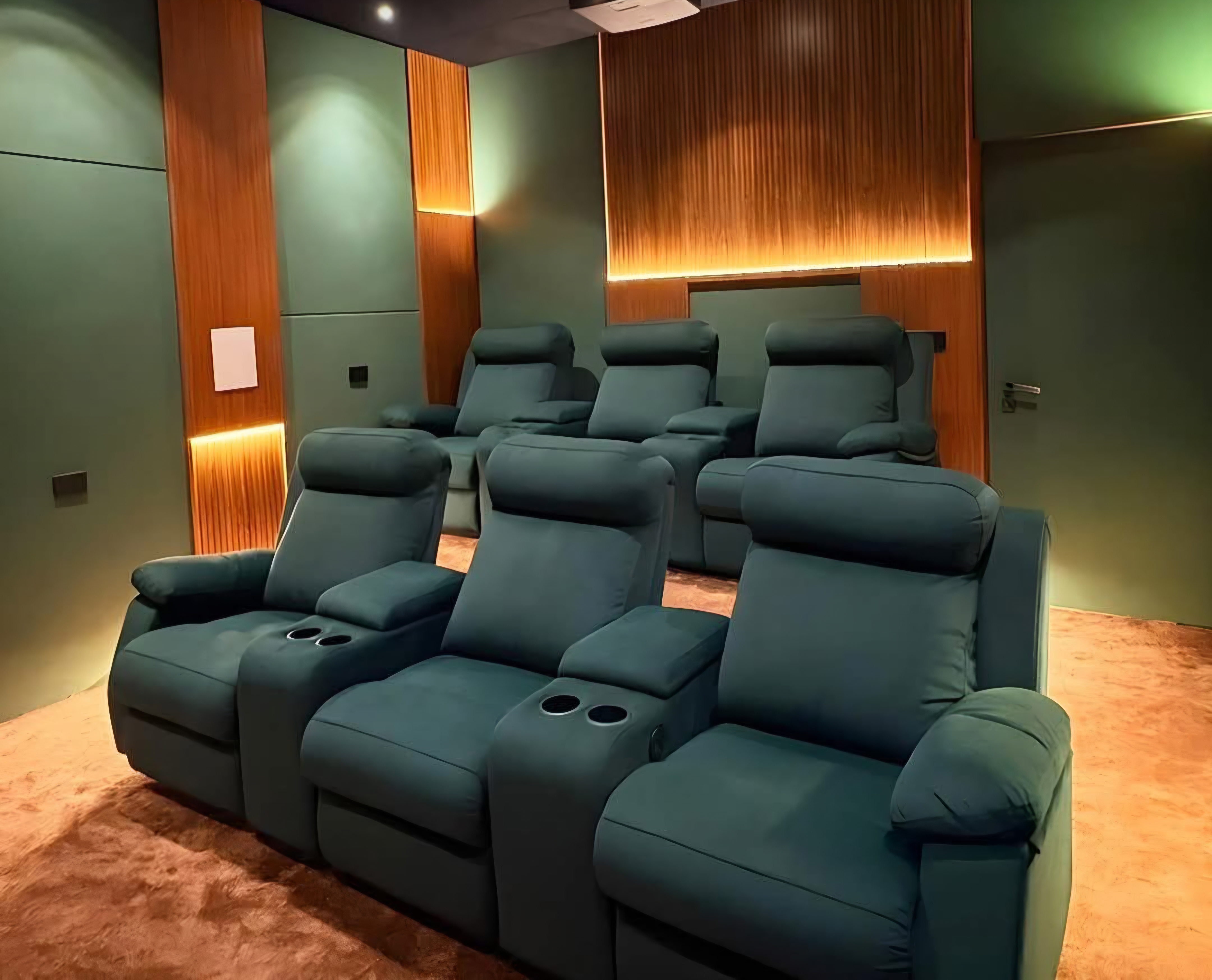 Kochi Home Theatre Recliner Installation #1 &mdash; Sky Recliners