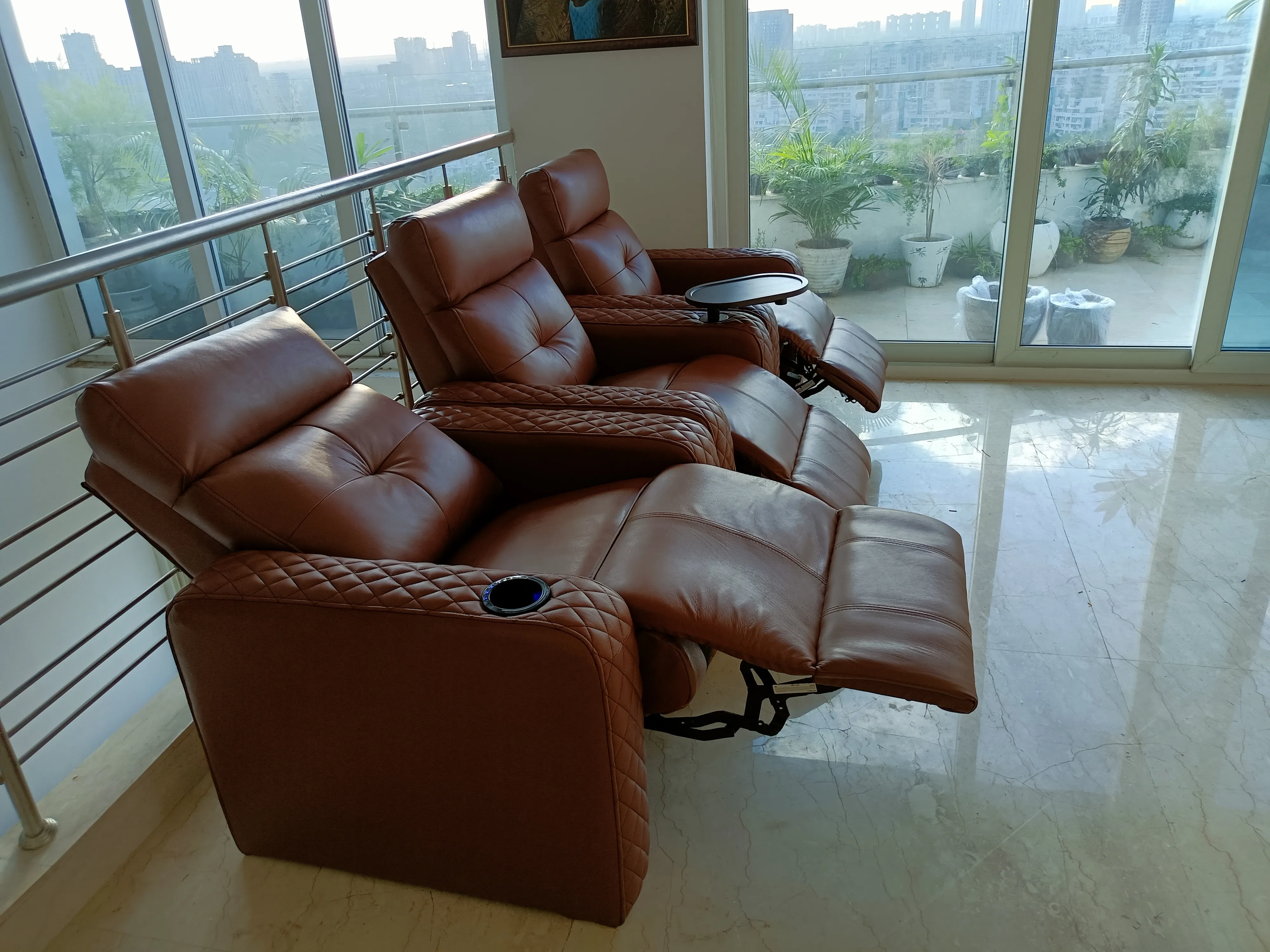 Noida Home Theatre Recliner Installation #2 &mdash; Sky Recliners