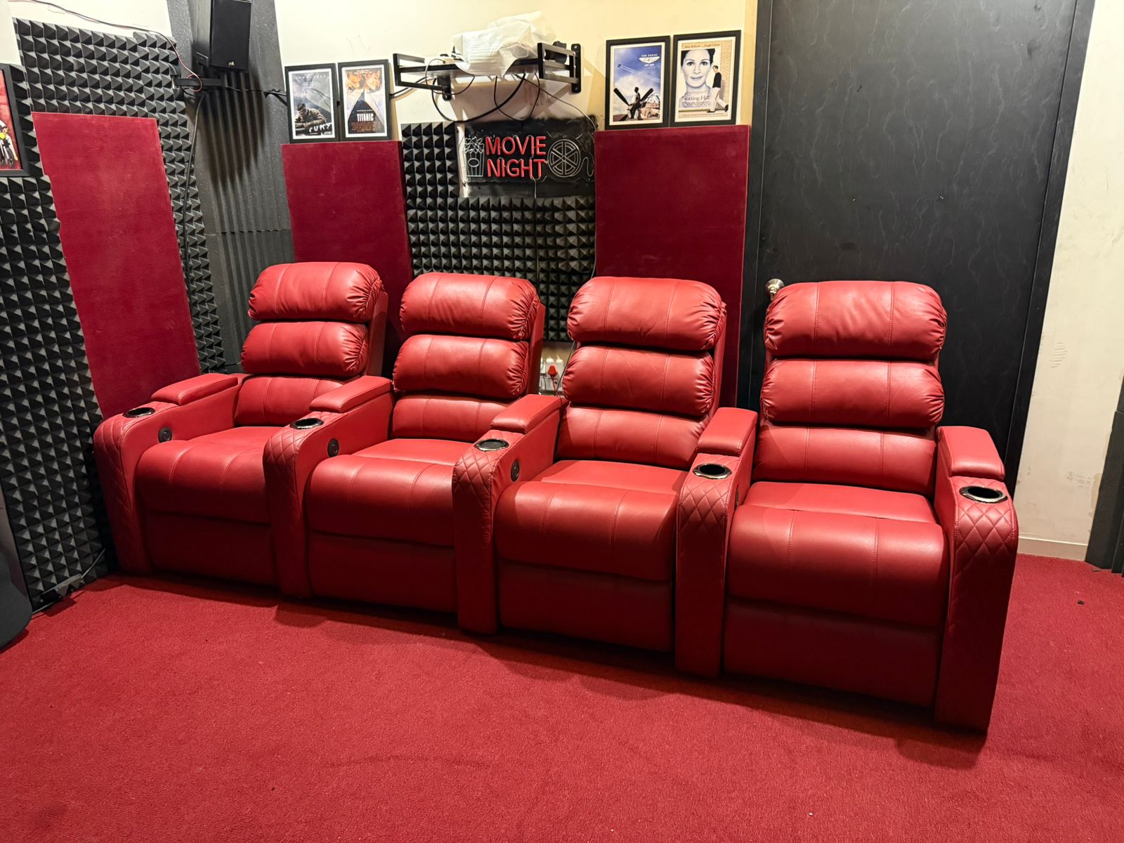 Vadodara Home Theatre Recliner Installation #6 &mdash; Sky Recliners