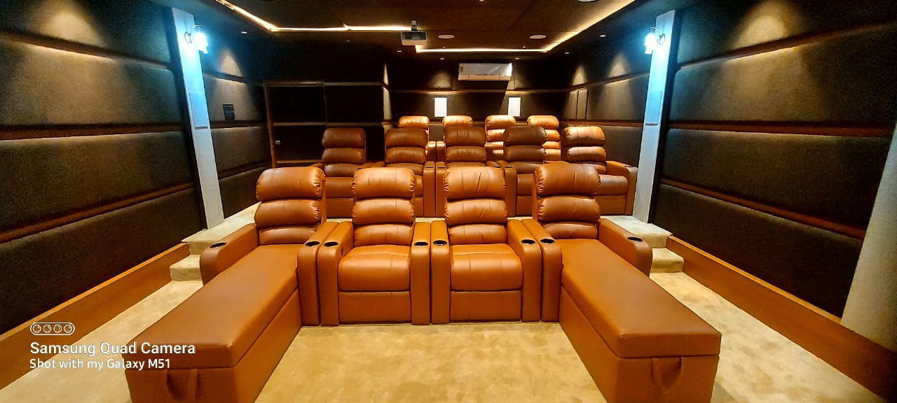 Sky Recliners 2-Row Premium Home Theatre Installation